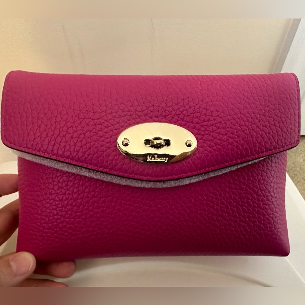 Brand new Mulberry Darley cosmetic pouch